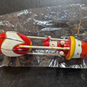 Red and White Santa Balloon Toy